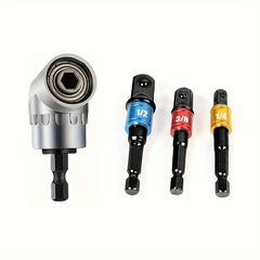 ΓΩΝΙΑΚΟΣ ΑΝΤΑΠΤΟΡΑΣ 1/4 SET 4 TEMAXIΩΝ ΓΙΑ ΚΑΡΥΔΑΚΙΑ 01270
