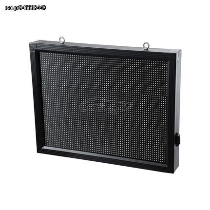 GloboStar® DISPLAY 90286 LED Scrolling Display 64x48cm - Κυλιόμενη Ψηφιακή Πινακίδα / Επιγραφή Μονής Όψης P10 LED SMD AC 220-240V - Λειτουργία μέσω Wi-Fi με Εφαρμογή APP - Αισθήτηρας Θερμοκρασίας και