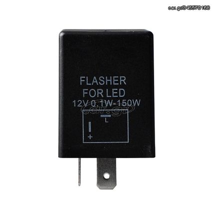 LED FLASHER (ΦΛΑΣΙΕΡΑ) 12V 0,1-150W 2 ΕΠΑΦΩΝ (L+-)  mTECH - 1 Τεμ.