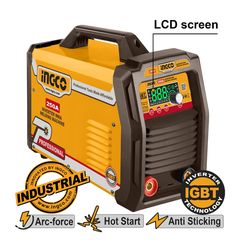 Ηλεκτροκόλληση Inverter 250Α MMA/TIG/VRD Με Σετ Καλώδια Ingco - MMA25079