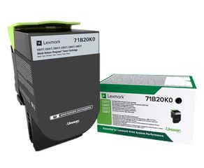 Lexmark 71B0010 Original Black Toner Cartridge CS317dn , 71B0010 : Original