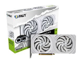 Palit GeForce RTX 4070 12GB GDDR6 White OC Κάρτα Γραφικών (NE64070S19K9-1048L) - Πληρωμή και σε έως 9 δόσεις