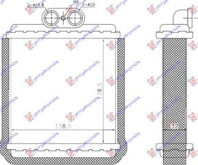 ΨΥΓΕΙΟ ΚΑΛΟΡΙΦΕΡ (BR) (140x140x32) 91- για SUZUKI VITARA 2D 89-05 για SUZUKI VITARA 2D 89-05