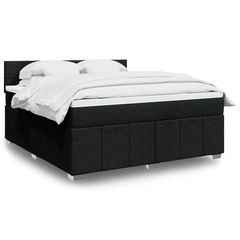 ΚΡΕΒΑΤΙ BOXSPRING ΜΕ ΣΤΡΩΜΑ ΜΑΥΡΟ 180X200 ΕΚ. ΥΦΑΣΜΑΤΙΝΟ 3289449