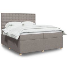 ΚΡΕΒΑΤΙ BOXSPRING ΜΕ ΣΤΡΩΜΑ TAUPE 200X200 ΕΚ. ΥΦΑΣΜΑΤΙΝΟ 3292181