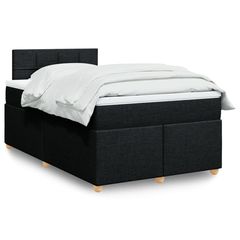 ΚΡΕΒΑΤΙ BOXSPRING ΜΕ ΣΤΡΩΜΑ ΜΑΥΡΟ 120X200 ΕΚ. ΥΦΑΣΜΑΤΙΝΟ 3286649