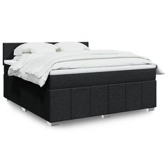 ΚΡΕΒΑΤΙ BOXSPRING ΜΕ ΣΤΡΩΜΑ ΜΑΥΡΟ 180X200 ΕΚ. ΥΦΑΣΜΑΤΙΝΟ 3287142