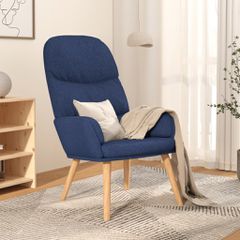 Πολυθρόνα Relax Μπλε Υφασμάτινη 340994