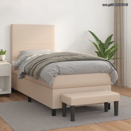 ΚΡΕΒΑΤΙ BOXSPRING ΜΕ ΣΤΡΩΜΑ ΚΑΠΟΥΤΣΙΝΟ 80X200 ΕΚ. ΣΥΝΘ. ΔΕΡΜΑ 3137514