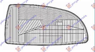 ΚΡΥΣΤΑΛΛΟ ΦΑΝΟΥ ΕΜΠΡΟΣ για RENAULT CLIO 96-98 για RENAULT CLIO 96-98