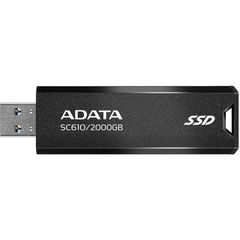 Adata SC610 USB 3.2 Εξωτερικός SSD 2TB Μαύρο (SC610-2000G-CBK/RD) - Πληρωμή και σε έως 9 δόσεις