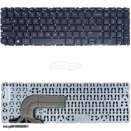 Πληκτρολόγιο - Laptop Keyboard για HP 250 G2 255 G2 250 G3 255 G3 256 G3 747143-141 747143-151 747143-161 VJ150146ASMI-0Q PK1314D1A100 SPS-749658-001 US No Frame Black ( Κωδ.40033USNOFRAME )