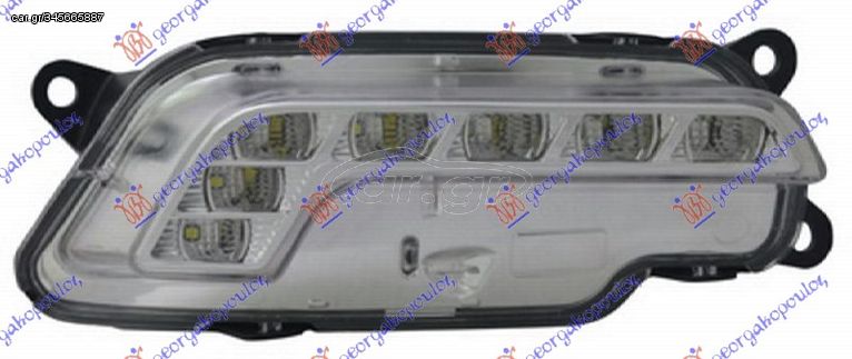 ΦΑΝΟΣ ΗΜΕΡΑΣ ΕΜΠΡΟΣ (LED) ΓΩΝΙΑ (E) για MERCEDES E CLASS (W207) COUPE/CABRIO 09-13 για MERCEDES E CL