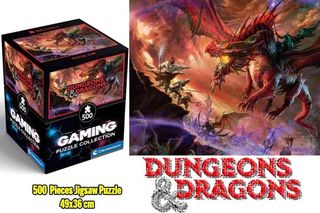 DUNGEONS & DRAGONS - Kansaldi on Red Dragon - Cube Puzzle 500P