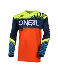 Oneal Element Shocker V.25 MX Jersey Junior Blue/Orange