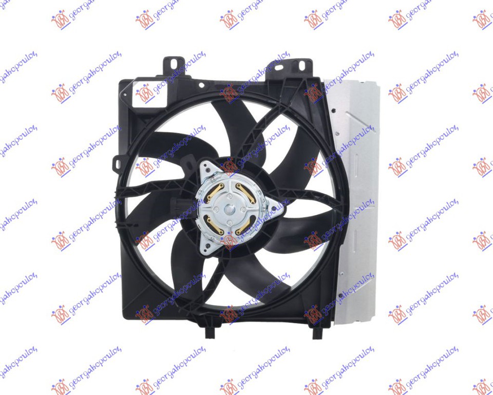 ΒΕΝΤΙΛΑΤΕΡ ΨΥΓΕΙΟΥ ΚΟΜΠΛΕ (1 ΦΙΣΑ ) (330mm) για PEUGEOT 208 II 19-23 για PEUGEOT 208 II 19-23