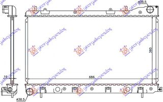 ΨΥΓ. 2.0-2.5 ΒΕΝΖ (36x68.6x16)(ΚΛ.ΚΥΚΛ) (KOYO) Μ/Τ για SUBARU FORESTER 02-08 για SUBARU FORESTER 02-