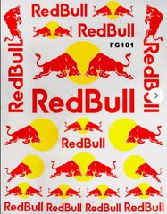 ΑΥΤΟΚΟΛΛΗΤΑ ΚΑΡΤΕΛΑ RED BULL