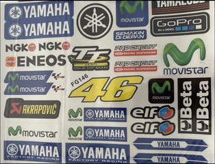 ΑΥΤΟΚΟΛΛΗΤΑ ΚΑΡΤΕΛΑ YAMAHA- MOVISTAR