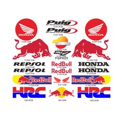 ΑΥΤΟΚΟΛΛΗΤΑ ΚΑΡΤΕΛΑ RED BULL- HONDA