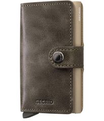 Secrid Miniwallet Vintage Clay – Δερμάτινο RFID πορτοφόλι