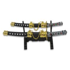 Σπαθάκι Tole10 Set 2 Mini Samurai With Stand 32139