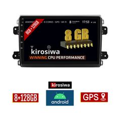 KIROSIWA 8GB + 128GB FIAT DUCATO (μετά το 2021) Android οθόνη αυτοκίνητου με GPS WI-FI (ηχοσύστημα αφής 9" ιντσών Youtube Playstore MP3 USB Radio Bluetooth Mirrorlink DSP Apple Carplay Android Auto 4x