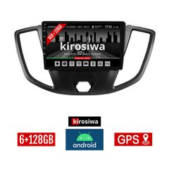 KIROSIWA 6+128GB FORD TRANSIT (2014 - 2020) Android οθόνη αυτοκίνητου 6GB με GPS WI-FI (ηχοσύστημα αφής 9" ιντσών Youtube Playstore MP3 USB Radio Bluetooth Mirrorlink DSP Apple Carplay Android Auto 4x