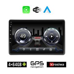 KIROSIWA 4+64GB RENAULT MASTER (μετά το 2020) Android οθόνη αυτοκίνητου 4GB με GPS WI-FI (ηχοσύστημα αφής 10" ιντσών Youtube Playstore MP3 USB Radio Bluetooth Mirrorlink 4x60W Apple Carplay Android Au
