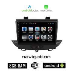 OPEL GRANDLAND (μετά το 2018) Android οθόνη αυτοκίνητου 8GB + 128GB με GPS WI-FI (ηχοσύστημα αφής 9" ιντσών OEM Android Auto Apple Carplay Youtube Playstore MP3 USB Radio Bluetooth Mirrorlink εργοστασ