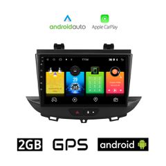 OPEL GRANDLAND (μετά το 2018) Android οθόνη αυτοκίνητου 2GB με GPS WI-FI (ηχοσύστημα αφής 9" ιντσών OEM Android Auto Apple Carplay Youtube Playstore MP3 USB Radio Bluetooth Mirrorlink εργοστασιακή, 4x