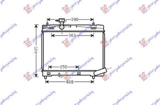 ΨΥΓΕΙΟ ΒΕΝΖ. 1.33VVT-I (73/74KW) (09-11) (350x480) ΠΑΡΟΧ.ΔΙΑΓΩΝ./ΑΝΟΙΧ.ΚΥΚΛ. για TOYOTA YARIS 14-17