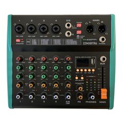 ZZIPP ZZMXBTR6 Compact 6-channel Mixer with DSP Effects and Bluetooth - ZZIPP