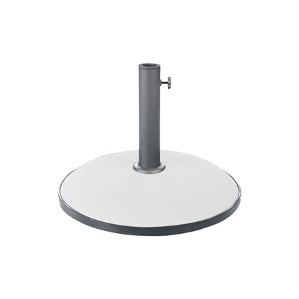 Βάση Ομπρέλας Zicko 35kg Τσιμεντένια Λευκή Φ50cm