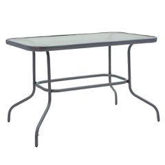 Τραπέζι Κήπου Ανθρακί 110x60x70cm Valor