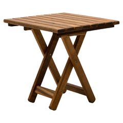 Τραπέζι Κήπου Από Μασίφ Ξύλο Οξιάς 45x45x48cm Retto