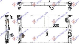 ΨΥΓΕΙΟ ΝΕΡΟΥ 3.0 (135i) ΒΕΝΖ. ΜΗΧΑΝ. - 2.0 (116D-118D-120D-123D) ΠΕΤΡΕΛ. ΜΗΧ/ΑΥΤΟ (600x340x32) 1 TUB