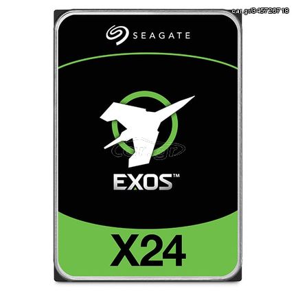 Seagate Exos X24 24TB HDD Σκληρός Δίσκος 3.5" SATA III 7200rpm με 256MB Cache για Server ST24000NM002H (ST24000NM002H) - Πληρωμή και σε έως 9 δόσεις