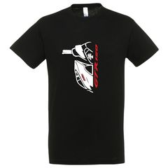 T-Shirt motohouseTamias με μηχανάκι Honda Gtr 150 μαύρη