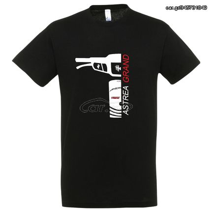 T-Shirt MotohouseTamias με μηχανάκι Honda Astrea Grand 100 μαύρη