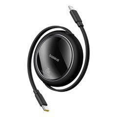 Baseus Free2Pull Cable Retractable USB-C / Lightning 20W 1m - Black-thumb-2