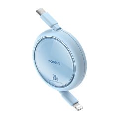 Baseus Free2Pull Cable Retractable USB-C / Lightning 20W 1m - Blue-thumb-1