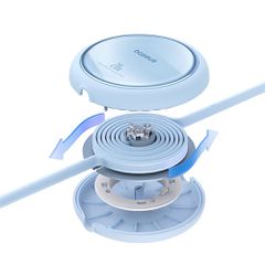 Baseus Free2Pull Cable Retractable USB-C / Lightning 20W 1m - Blue-thumb-3