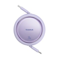 Baseus Free2Pull Cable Retractable USB-C / Lightning 20W 1m - Purple
