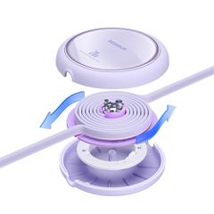 Baseus Free2Pull Cable Retractable USB-C / Lightning 20W 1m - Purple-thumb-3