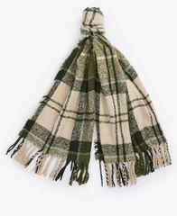 Barbour Tartan Boucle Scarf in Ancient Loden LSC0130GN71