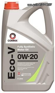 COMMA 0W-20 ECO-V FULLY Συνθετικό, 5L Λάδι Κινητήρα