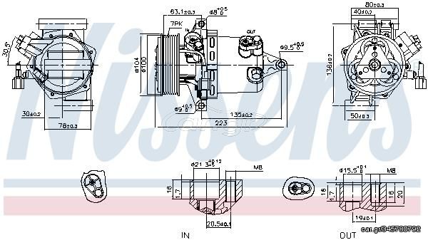 ΚΟΜΠΡΕΣΕΡ A/C-NISSAN JUKE(F15) 1.6 13-