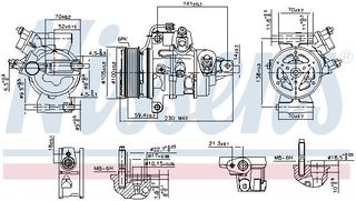 ΚΟΜΠΡΕΣΕΡ A/C-FORD TRANSIT B460 MPV 1.5 ECOBLUE 18-