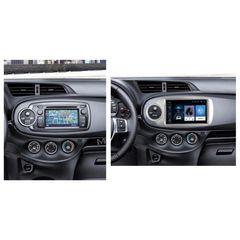 Εργοστασιακή οθόνη OEM android 10 toyota yaris 2gb ram ελληνικό μενού gps mirror link bluethooth-thumb-3